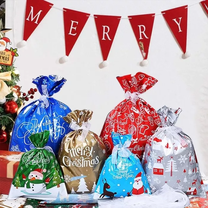 Drawstring Christmas Gift Bags🔥Recommend Buy 100pcs-babyanimal