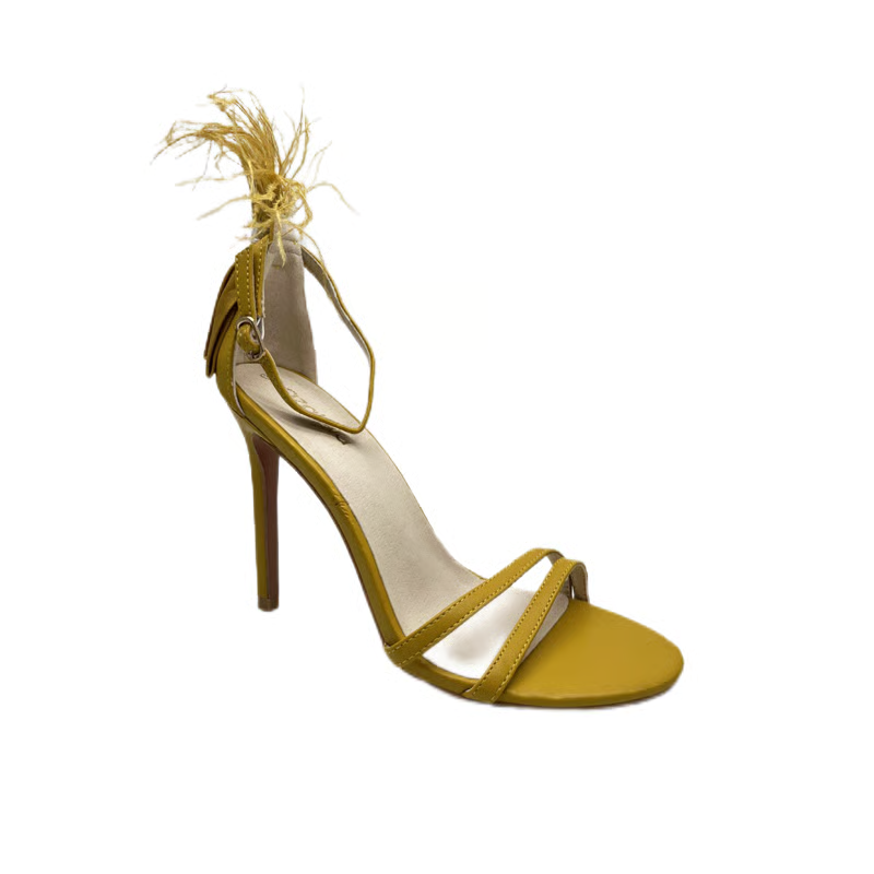 Exploring the Trend: Fashion Slingback Shallow Heel Shoes Women Slim Heel Sandal