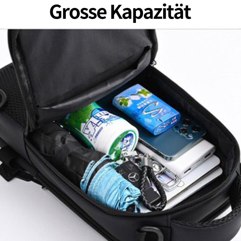 Saphirvogel™ Wasserdichte Umhängetasche mit Diebstahlschutz für Herren