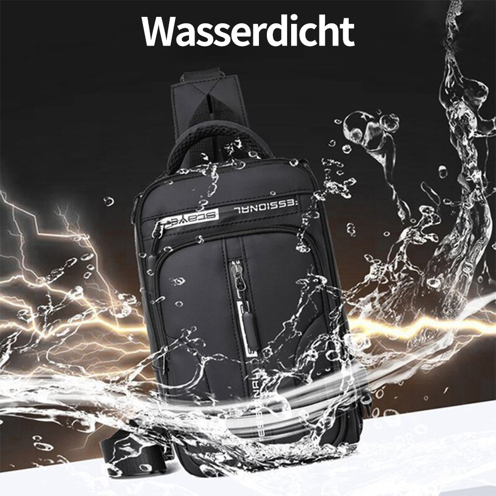 Saphirvogel™ Wasserdichte Umhängetasche mit Diebstahlschutz für Herren