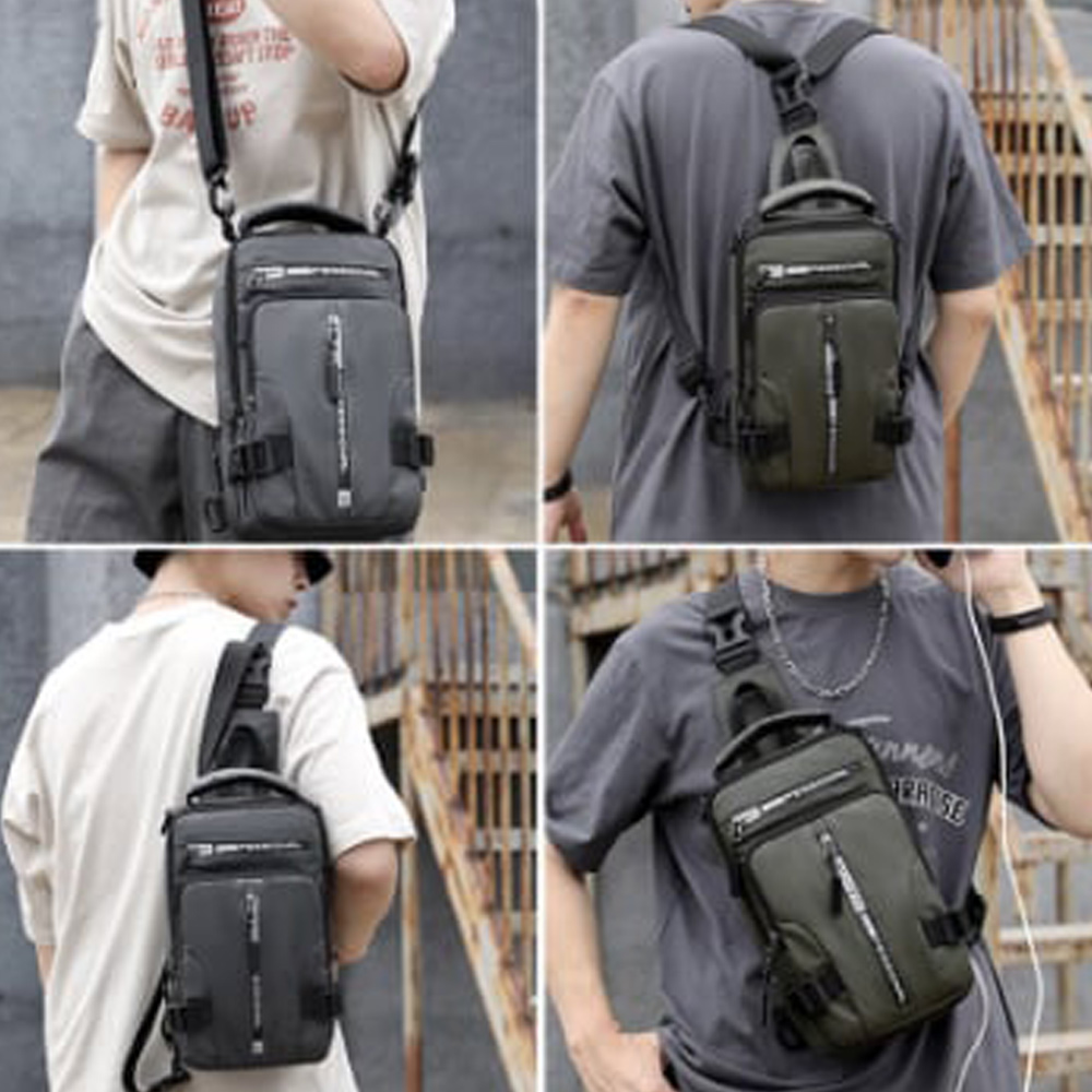 Saphirvogel™ Wasserdichte Umhängetasche mit Diebstahlschutz für Herren