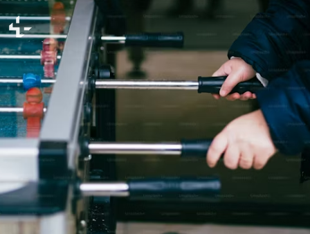 How is a Foosball Table Setup?