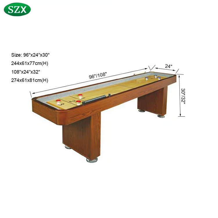 The Ultimate Guide to the 12ft Solid Wood Shuffleboard Game Table