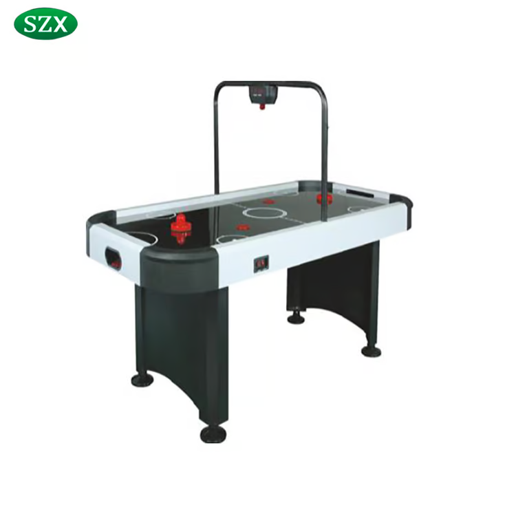Experience a New Level of Fun with the 6ft 7ft Air Field Hockey Table with Top LED Scorer