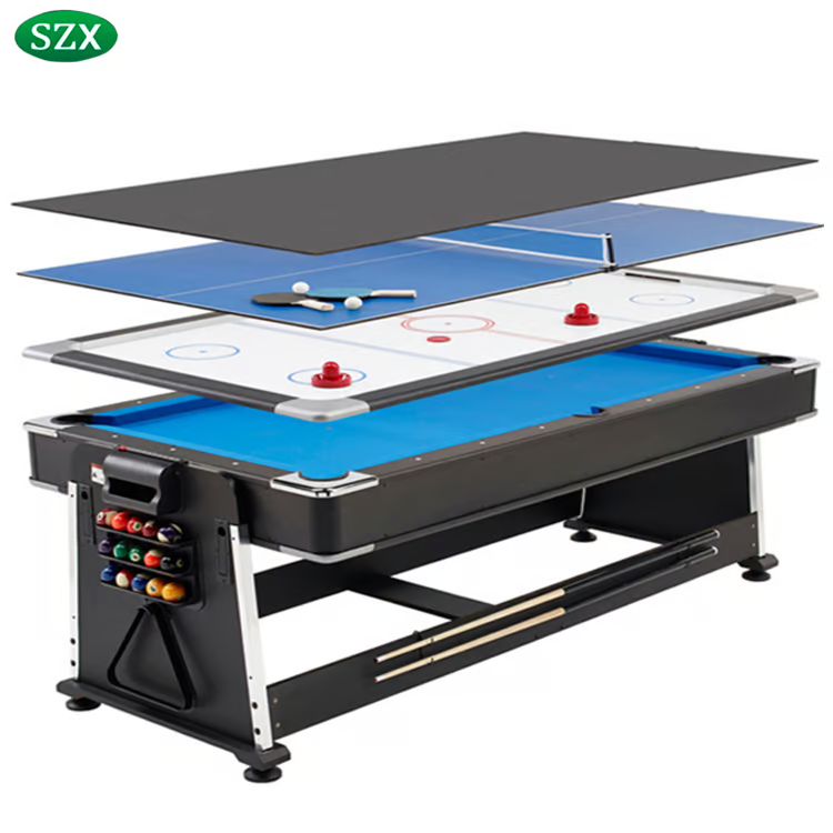 Upgrade Your Game Room With A 7ft 4 In 1 Multi Functional Pool Table For Adult