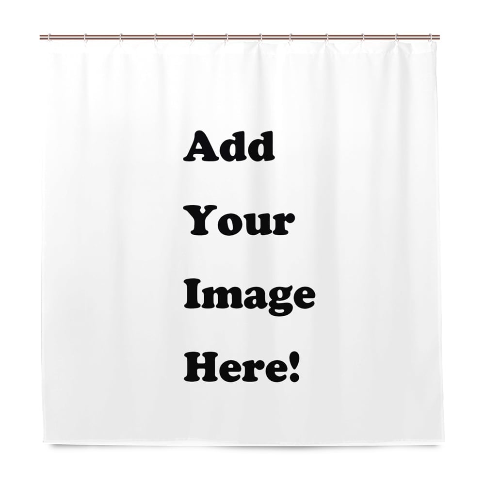 Bathofcurtains Custom Photo Shower, Custom Printed Fabric Shower Curtain