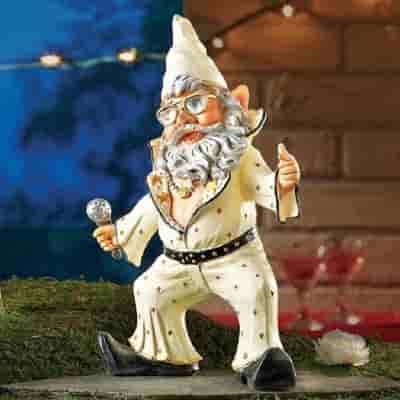 Marilyn Monroe&Elvis Garden Gnome Statue