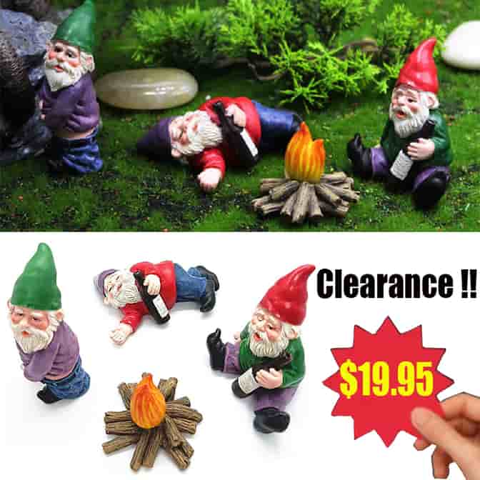 mini drunk gnomes