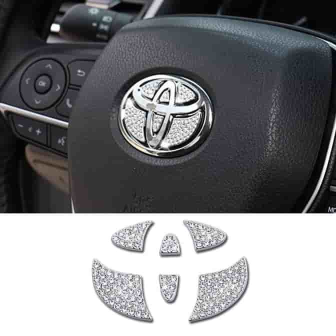 Car Steering Wheel Emblem Sticker for Toyota