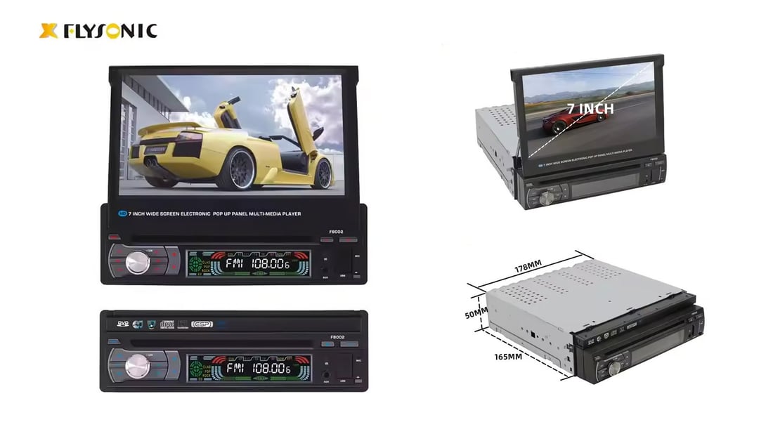 Flysonic MP8/MP5 Mirror Link & Wi‑Fi Setup Guide
