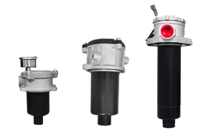 What are the feature of high pressure filter?