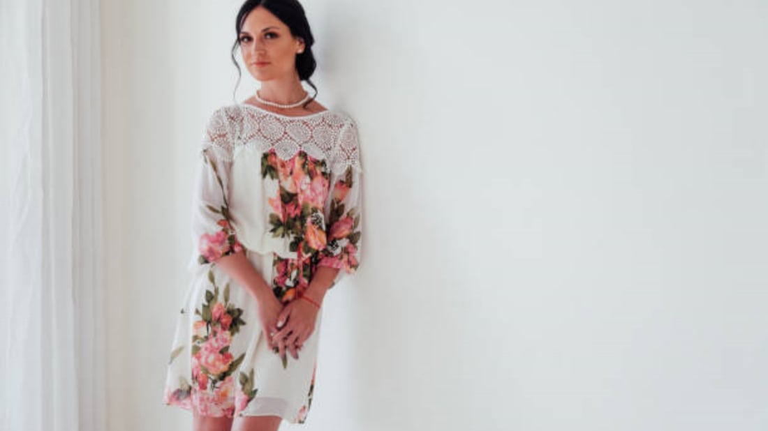 Women's Floral Knitted Dress: The Perfect Blend of Style and Comfort
