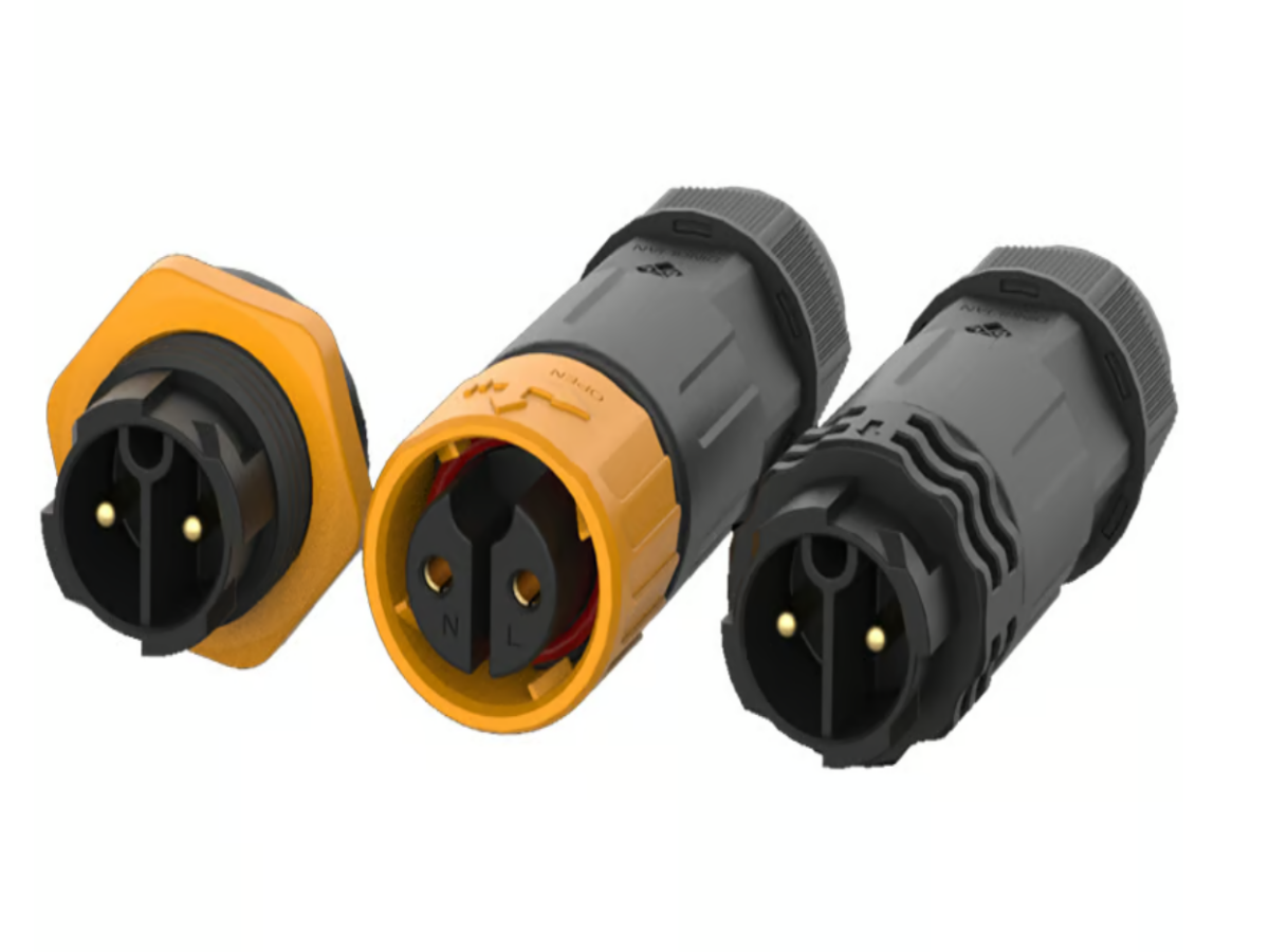 Effortlessly Connect Your Outdoor LED Lights with M16 Reverse Direction Connectors 2pin for Superior Illumination