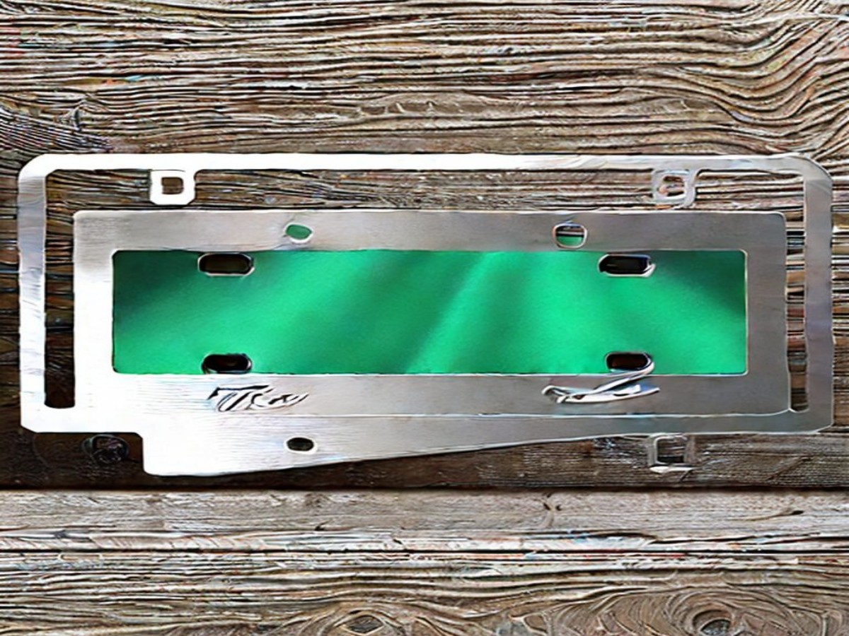 Custom Metal License Plate Frames  