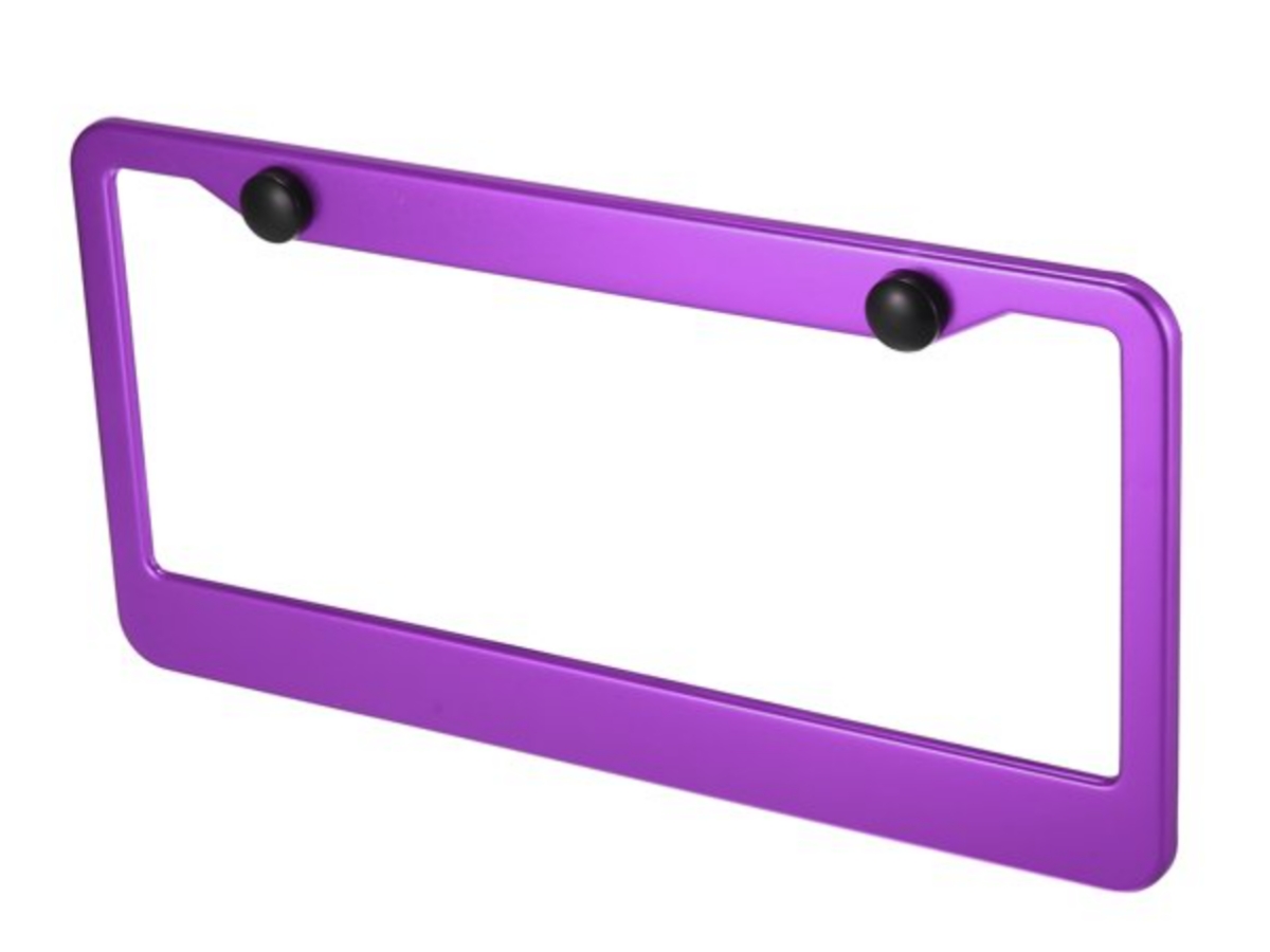 Purple License Plate Frames