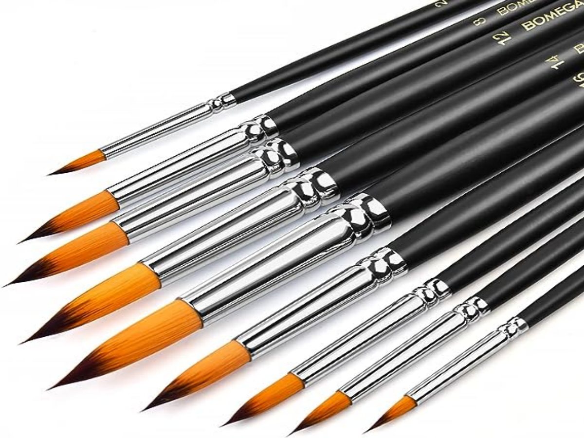 The Best Round Paint Brushes for Your Creative Art Projects