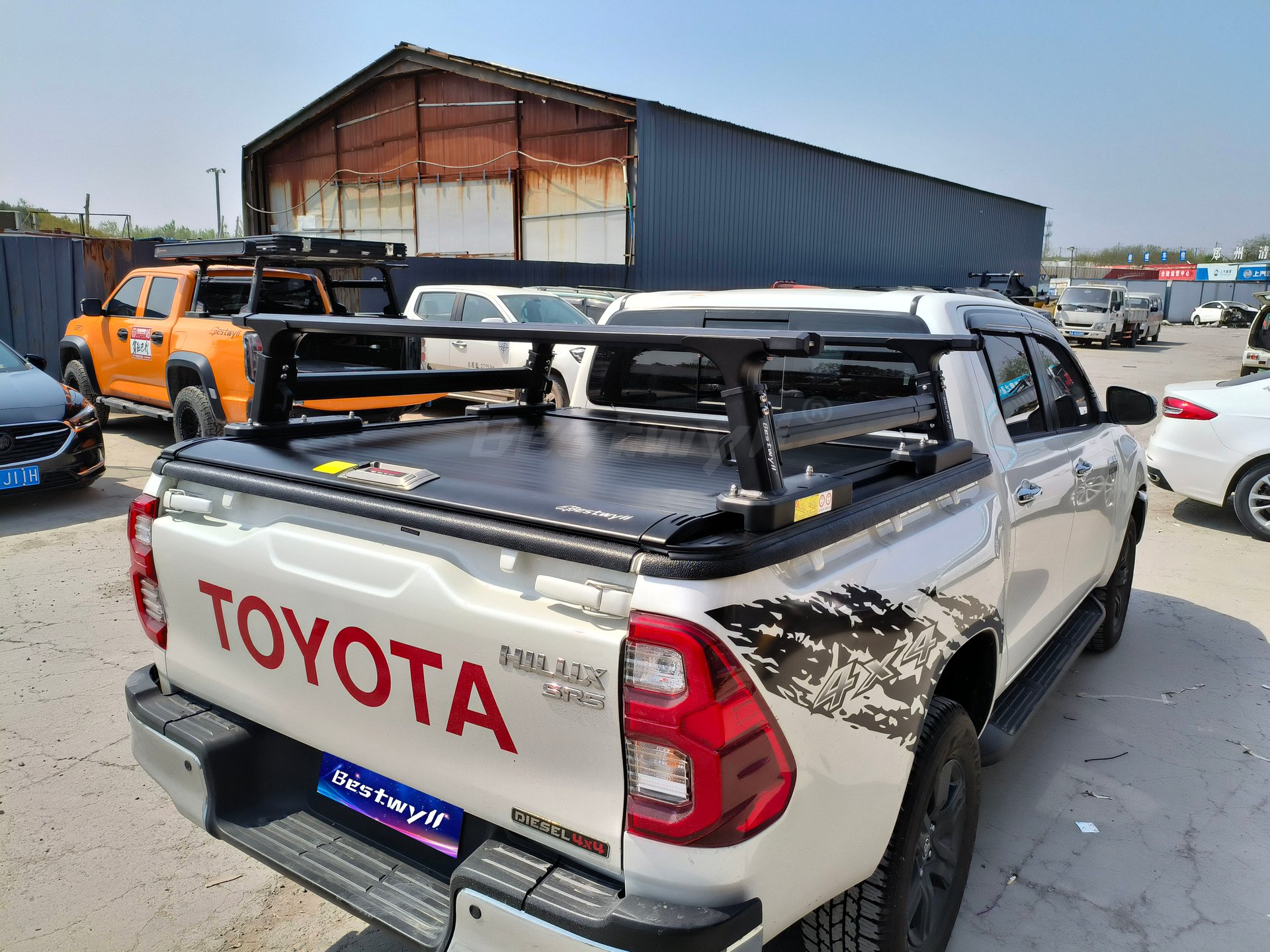 Hand Pull Tonneau Cover For 2015+Toyota Hilux/Revo