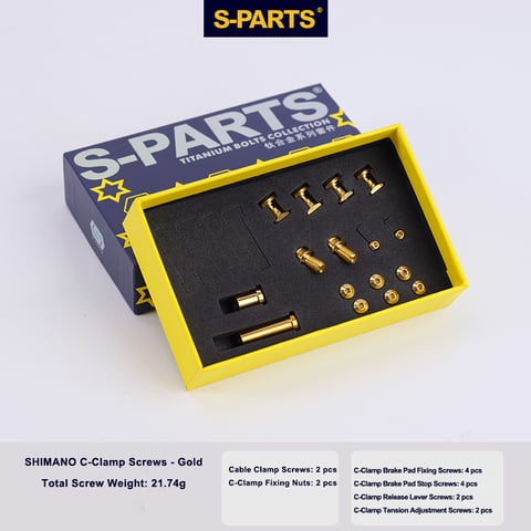 SHIMANO - popaipapa S-PARTS Titanium Alloy Screws Kit for SHIMANO C-Clamp