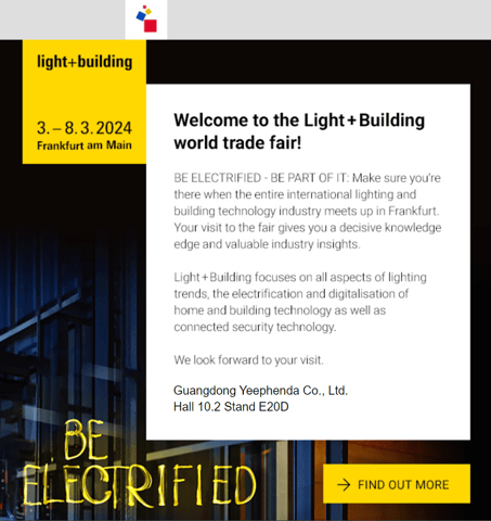 Light + Building: The Ultimate Show for Lighting and Building Technology Enthusiasts!