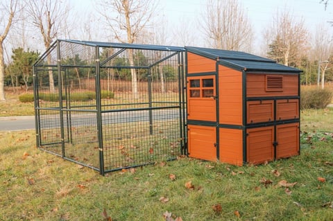 Super Large Outdoor Wooden Chicken Coop Hen House Poultry Cage for 20