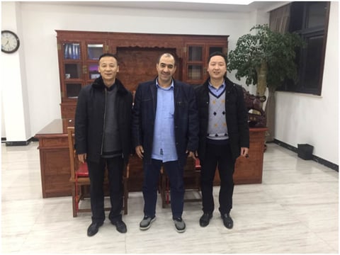 Warmly Welcome Egyptian customer Visit Huida