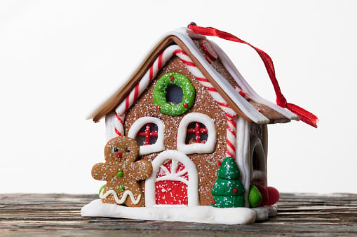 Coloring Book Gingerbread House