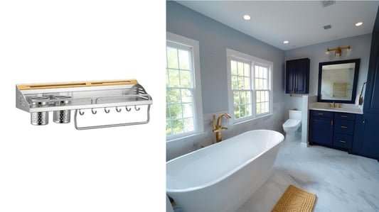 Stainless Steel Wall Mounted Shelf: Durable and Stylish Storage Solution