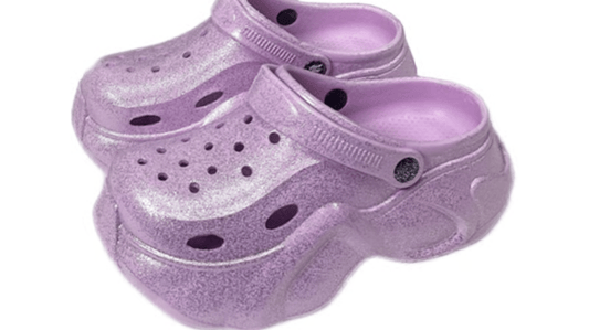 Stylish Women Glitter Eva Sandal Lady Platform Garden Clogs: A Fashion Statement