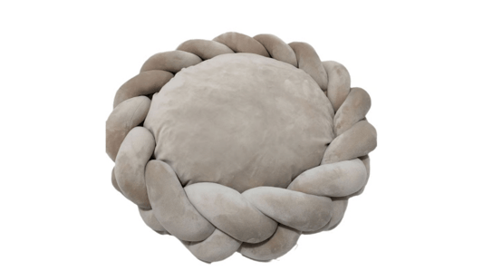 Tailored Luxury for Your Furry Heir: The Bespoke Suede Round Pet Bed Collection