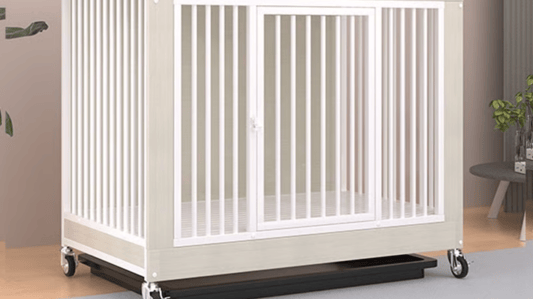 A Full Guide to Solid Wood Dog Cage with Wheels & Removable Tray