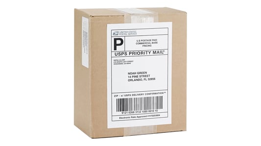 black barcode ribbon for shipping labels