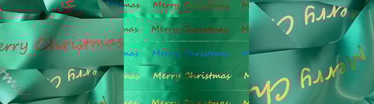 Shiny Thermal Transfer Ribbons Suitable for Christmas