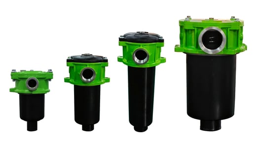 Application of oil return filter in hydraulic system