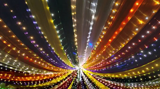 Festival Plastic Pendant String Lights: Illuminating Celebrations with Style