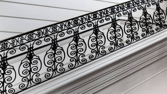 Modern Scroll Iron Balusters for Interior Design Companies: Elevate Your Space