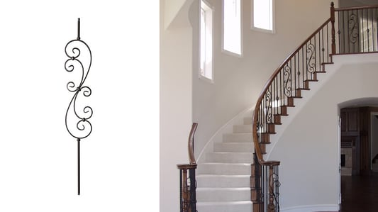 The Beauty and Elegance of Iron Scroll Balusters