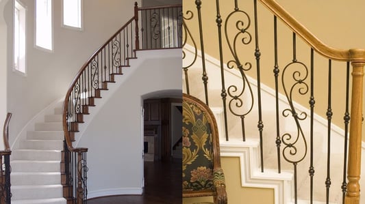 The Beauty of Scroll Iron Baluste