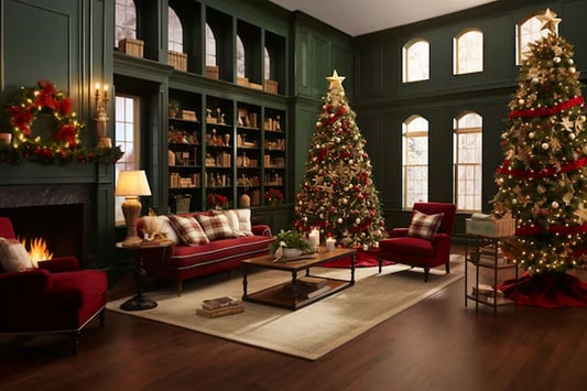 The Festive Glow of Multicolor LED Christmas Trees