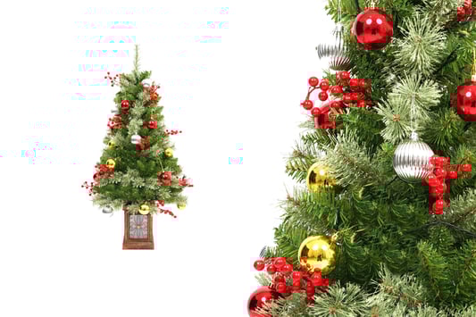 Give Your Home a Cozy Winter Vibe with a Frosted Mini Tree