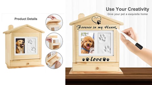 The Perfect Memorial: Heart-Shaped Pet Urn