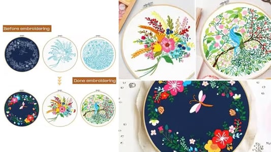 The Ultimate Guide to Direct Selling 4 Set DIY Embroidery Hoops Sewing Patterns Kits