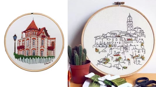 Needle Embroidery Kits DIY Making Cross Stitch Home Decoration Set
