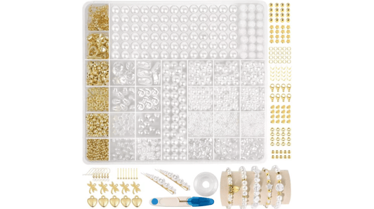 Imitation Irregular Pearls with Gold Color Spacer Beads: A Contemporary Jewelry Trend