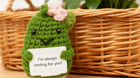 Creative Charm of Crochet Cucumber Plush Decor: A Unique Home Accent