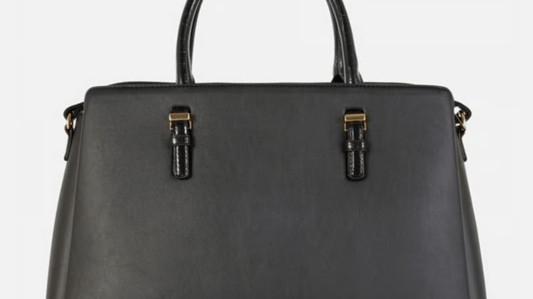 The Versatile Faux Leather Removable Tote with Pouch