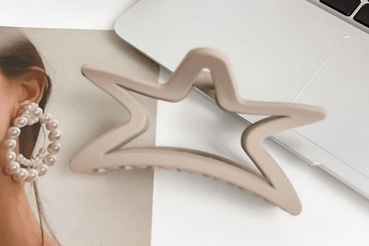 Why You Need a Star Shaped Cute Matte Plastic Claw Clip in Your Hair Accessories Collection