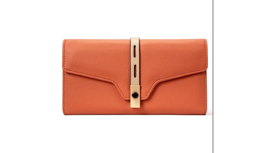 PU Latest Design New Arrival Orange Color Ladies Purse: A Must-Have Fashion Accessory