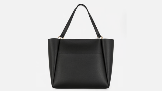 Soft Faux Leather Tote Bag with Ring Hardware: Stylish, Durable, and Versatile
