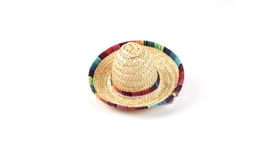 Colorful Sombrero Size Specifications for Pets