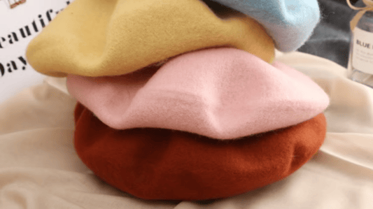 Timeless Elegance: Wool Beret Cap French Beret Hat Solid Color For Women Girls